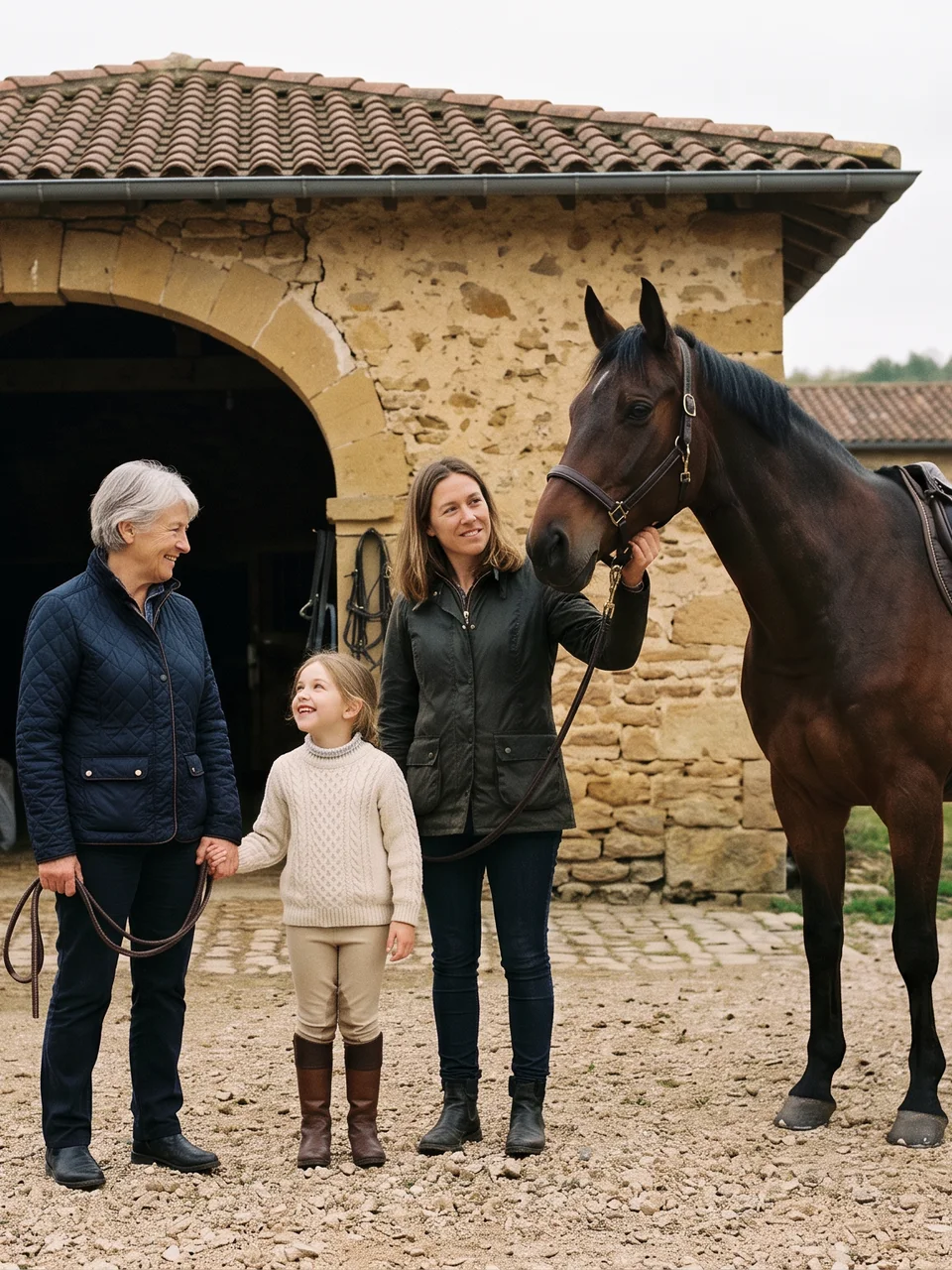 L'équipe, La Poneyterie, centre équestre à Millery